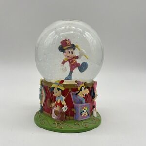 Disney Store Mickey Mouse‎ Band Leader 75th Anniversary Snow Globe Vintage 1993